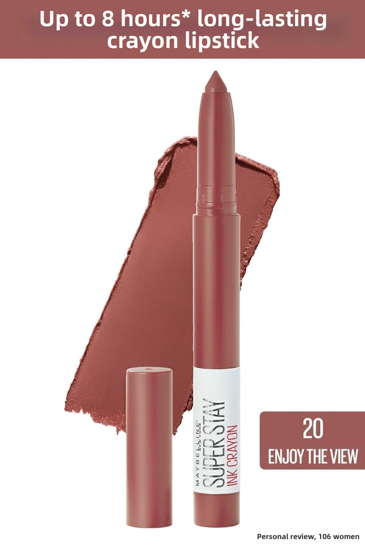 Maybelline New York Pencil Lipstick - Sw Superstay Ink Crayon 20 Enjoy the View30174191