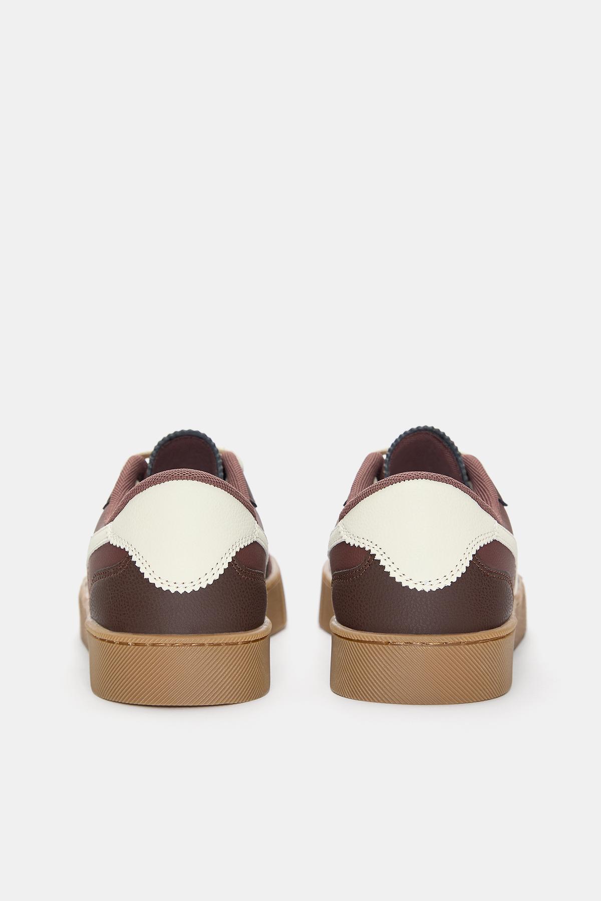 Pull & Bear  Retro kalın tabanlı spor ayakkabı - Görsel 6