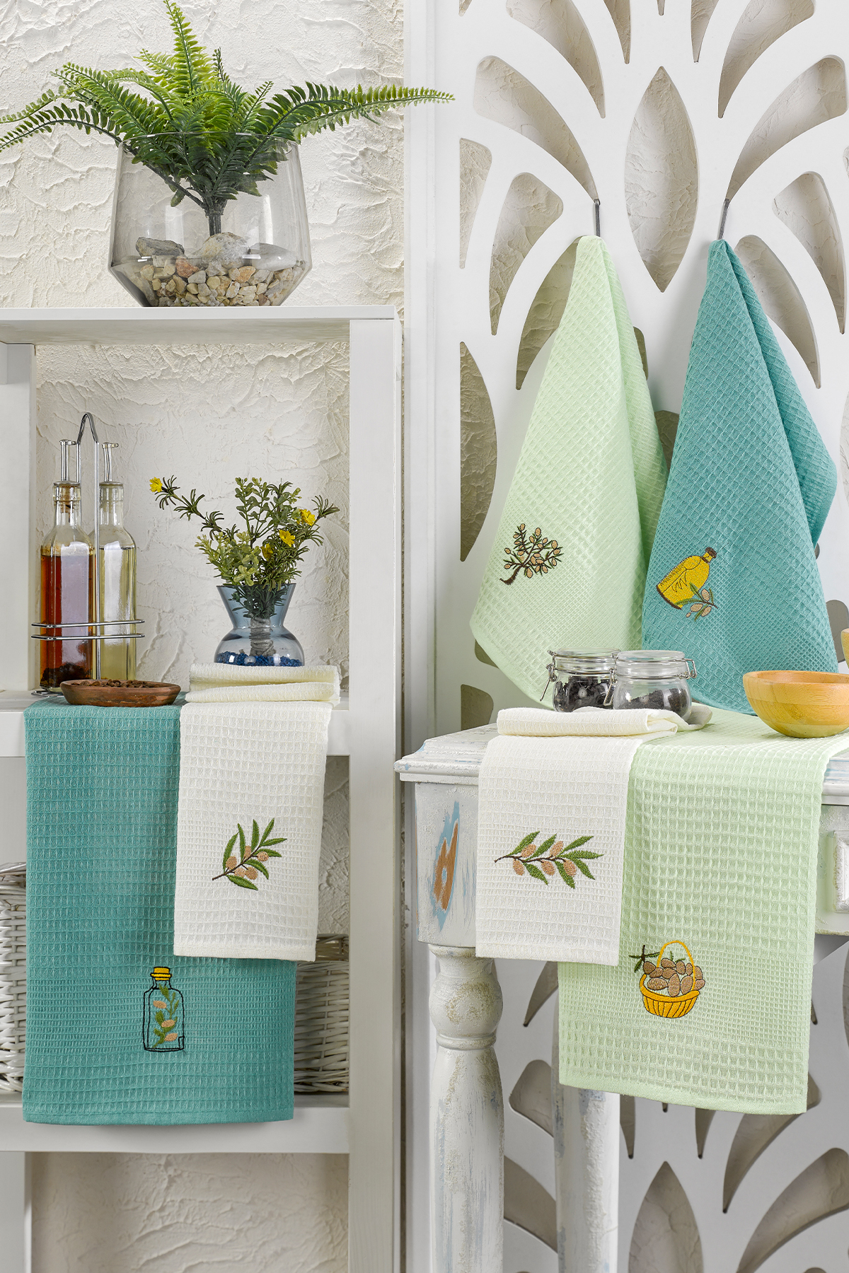 Olive Kurulama Bezi 6 Adet (40x60 cm)