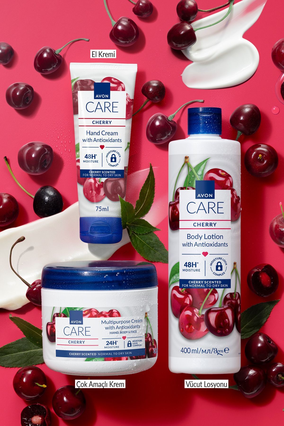 Care Kiraz Kokulu Çok Amaçlı Krem 400ml — 1235142 — تصویر 3 از 4