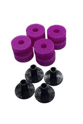 Mottopi Zil Yatağı ve TPU Zil Keçesi -Kısa Zil Yatağı, Sert Zil Keçesi Mor