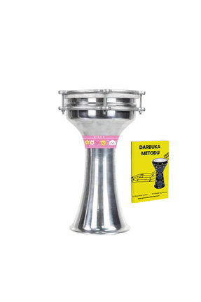 Midex DBK-01PK Çocuklar İçin1 Numara Alüminyum Darbuka Seti (33 x 18 cm)