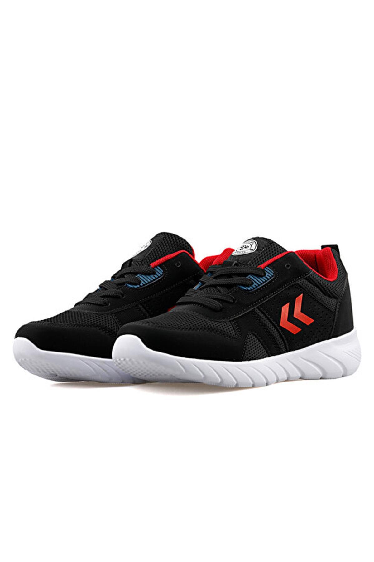 hummel Verona 212491-1034 Siyah/Kırmızı Unisex Günlük Spor Ayakkabı görsel 3