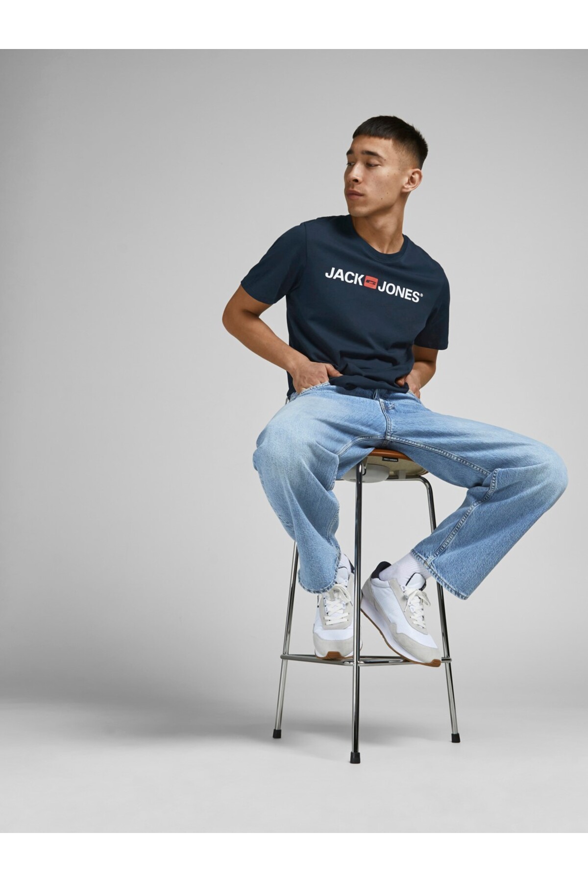 تیشرت مردانه Yazı Karekterli / Motto آستین کوتاه | جک اند جونز Jack & Jones ST04355 - تصویر 6