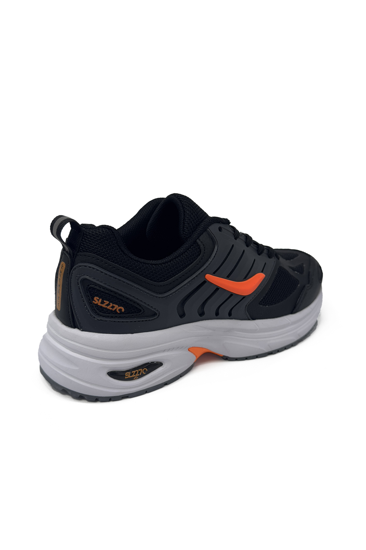 SOLAZER Men's Black Orange Sneaker Casual Sports Shoes 041- Trendyol