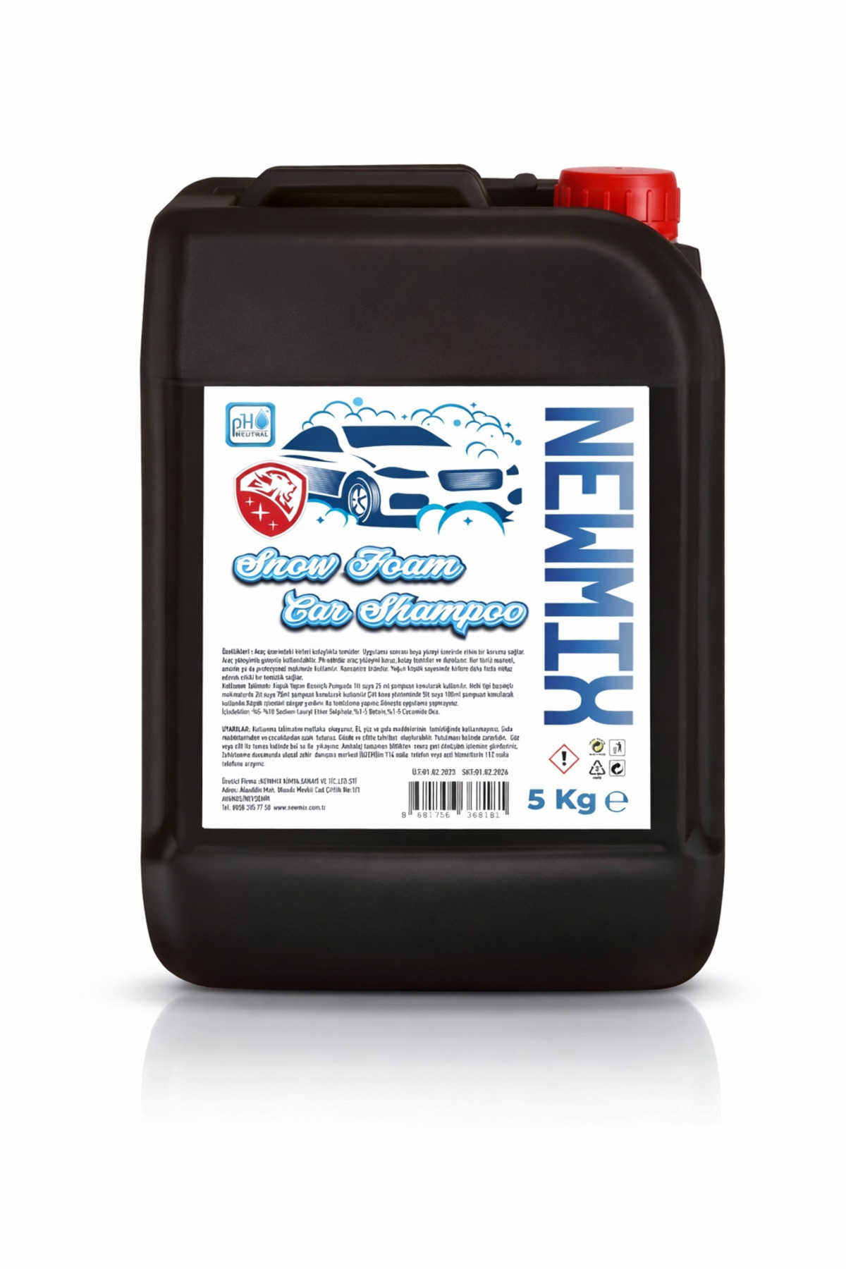 Newmix Cilalı Snow Foam Oto Şampuanı 5 Kg - Fiyatı, Yorumları