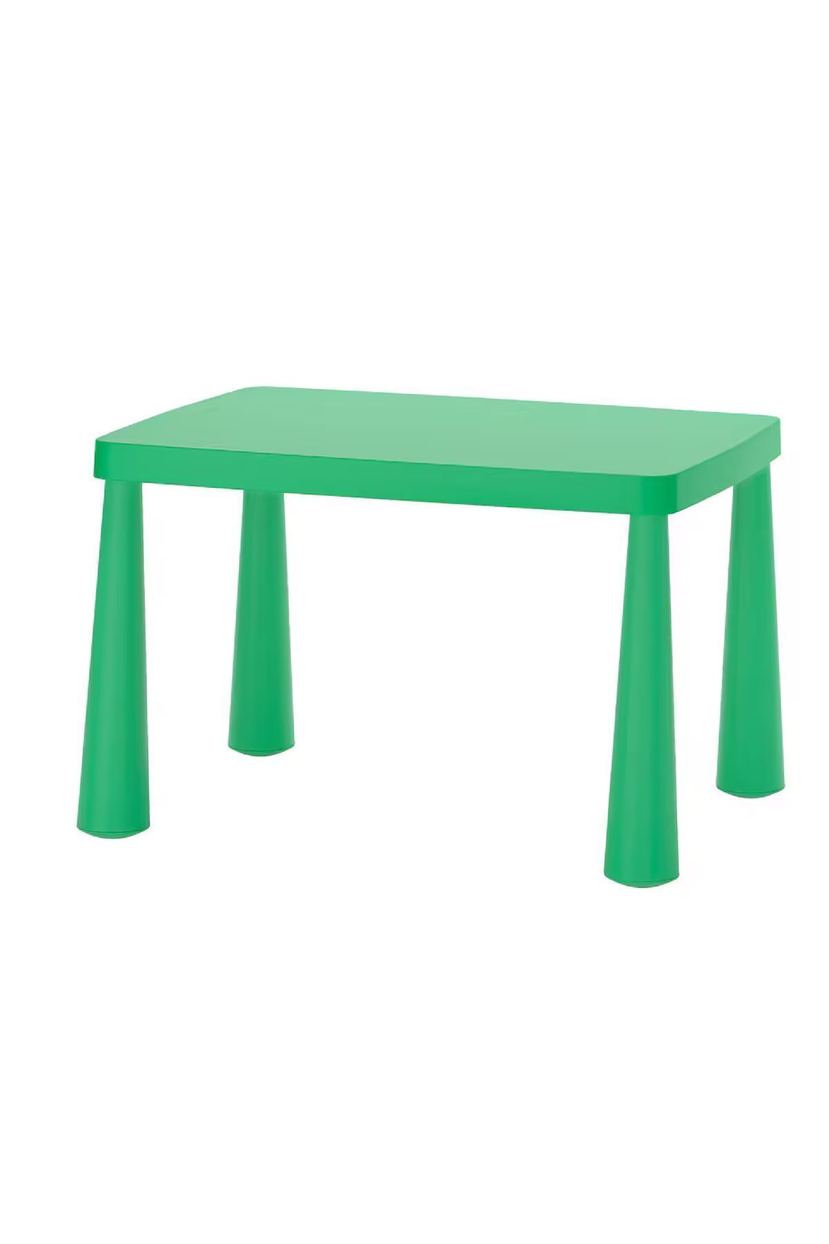 Mammut Children's Table Green Rectangle 77x55 cm