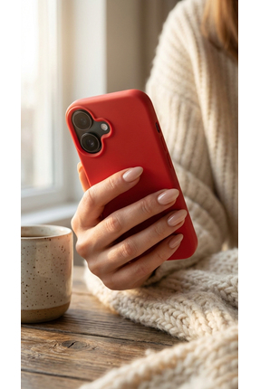 KILIF ZONE Iphone 17 Uyumlu İçi Kadife Leke Tutmaz Silikon Lansman Kılıf