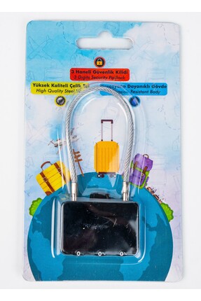 Trink Çanta Şifreli Valiz Kilidi - Bavul Kilidi - Çanta Kilidi - Seyahat Kili...