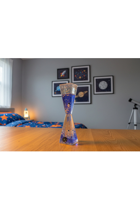 Eğlence Arenası Küçük Astronotun Uzay Saati (Sıvı Kum Saati)