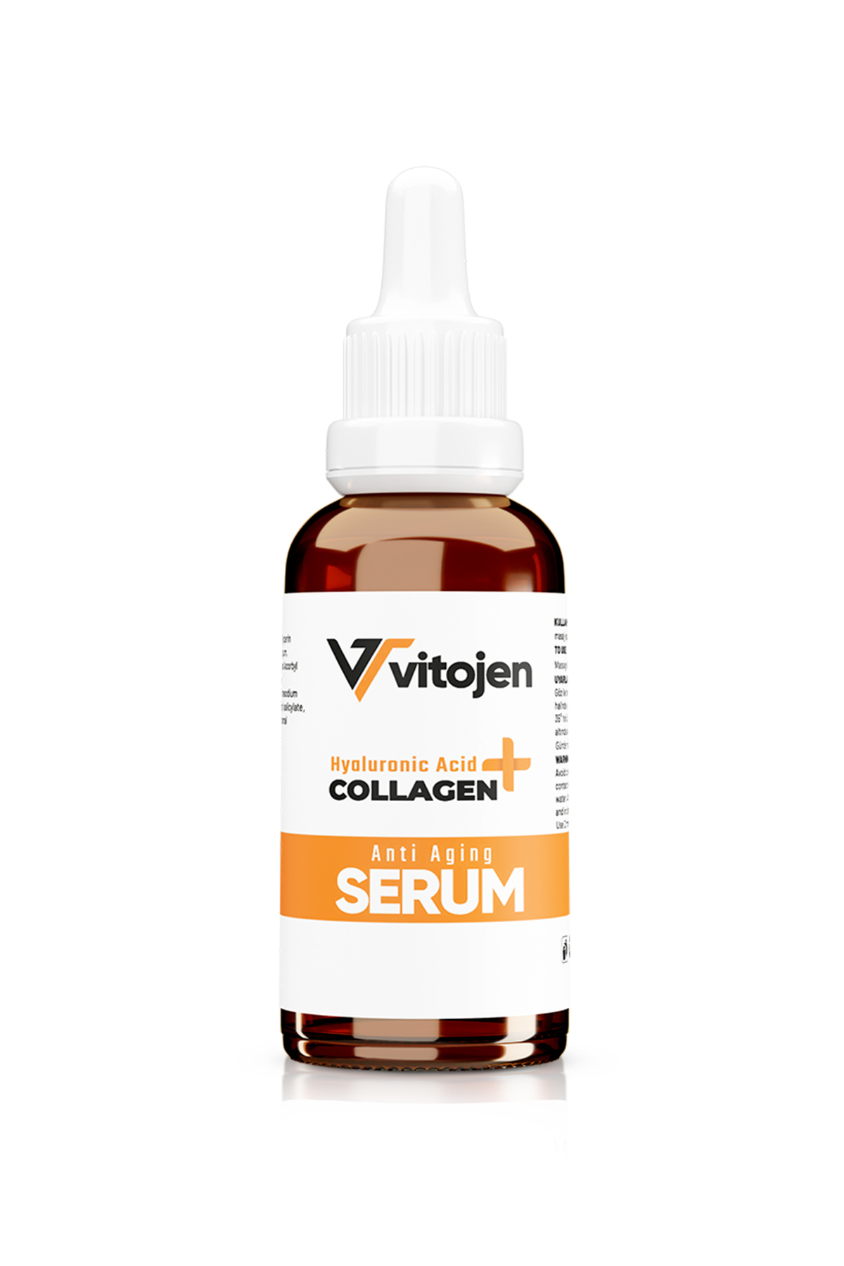Vitojen Hyalüronik & Kolajenli Serum | Yaşlanma Karşıtı | Anti Aging | Hızlı Emilim | New Tripeptide Formula — 5