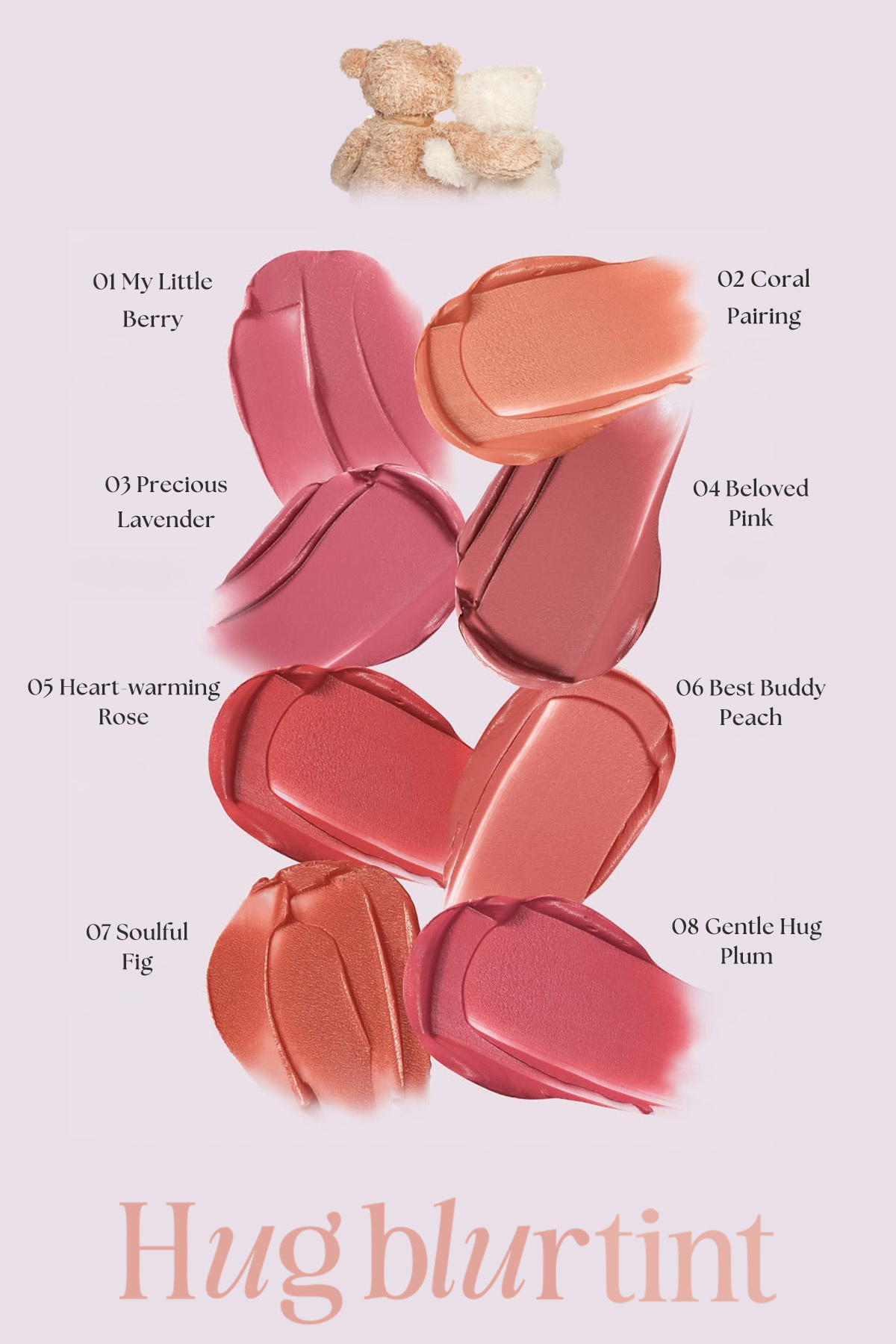 Hafif ve Köpüksü Dokusuyla Pürüzsüz Görünüm Sunan Tint CLIO Hug Blur Tint (002 Coral Pairing) — نارنجی 111560 — تصویر 4 از 9