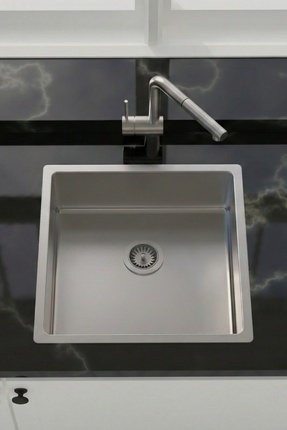 Asil Krom As 359 Paslanmaz Çelik Evye Tezgah Altı 40*50 Cm