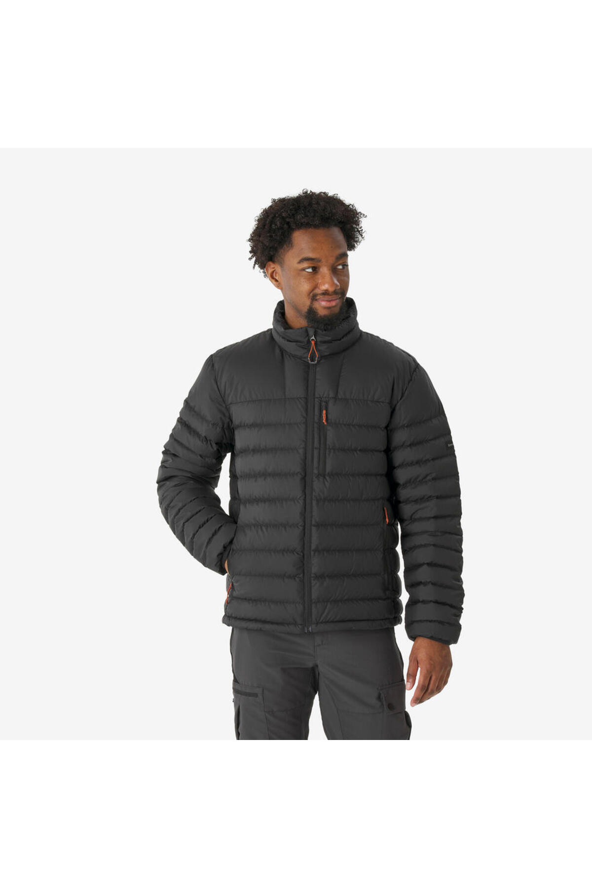 Decathlon Forclaz Erkek Outdoor Trekking Şişme Montu / -10°c - Siyah - Mt500