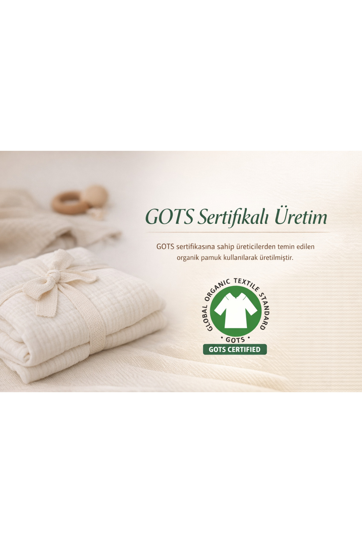 Momfey Organics 14 Parça Müslin Bebek Seti | %100 Pamuk | Yenidoğan Hastane Çıkışı, Hediye Seti fotoğrafı 3 (önizleme)