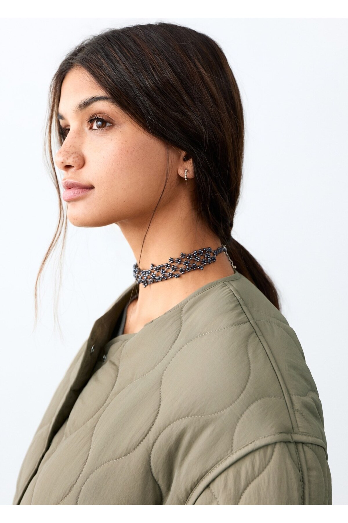 MANGO Teen  Kapitone ceket - Görsel 6