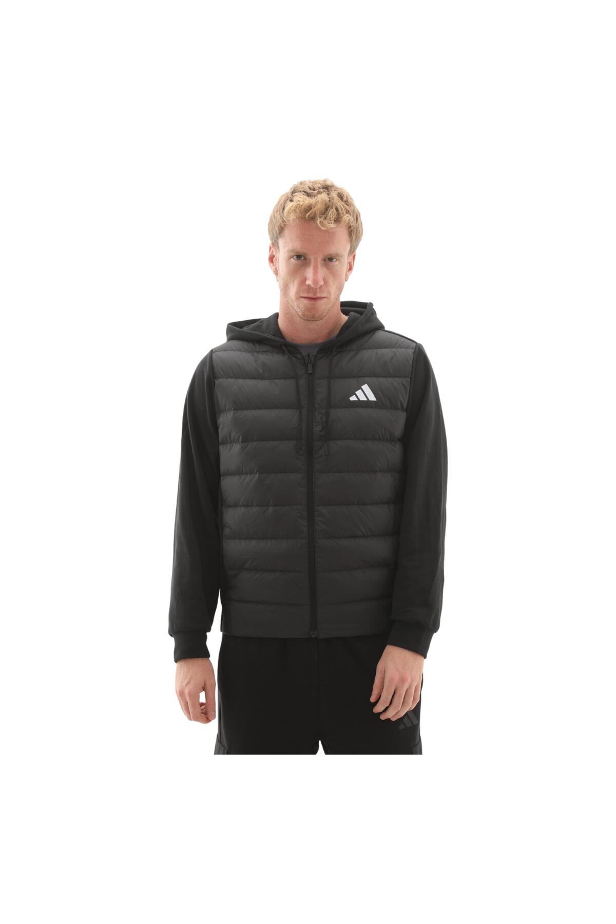 آدیداس کاپشن مردانه مشکی KA5251-E Ess Ld Hyb Hd J