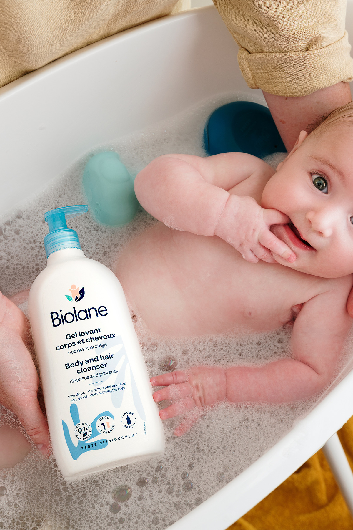 Biolane %97 Doğal İçerikli Sabunsuz Yenidoğan Saç ve Vücut Bebek ve Çocuk Şampuanı Pompalı (750ml) fotoğrafı 5 (önizleme)