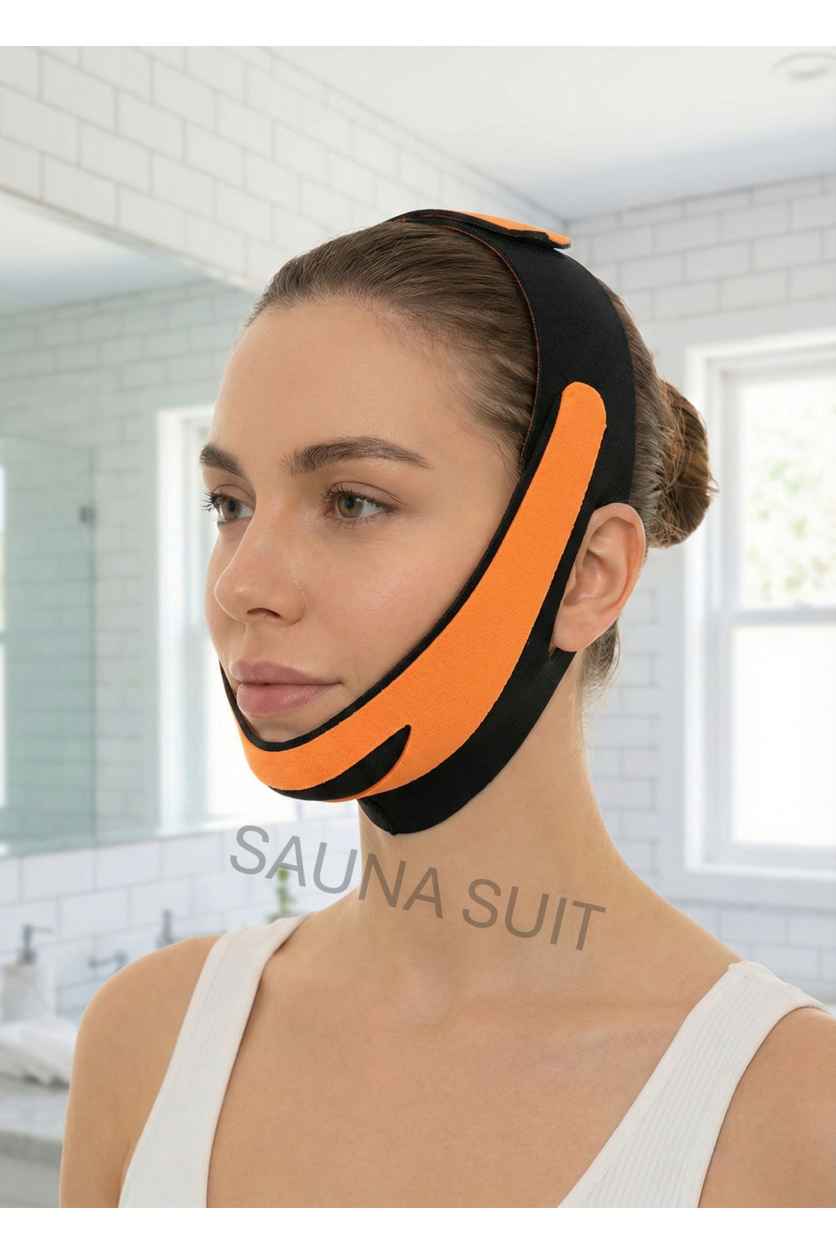 Beautiful Skin セット SAUNA SUIT Kadın Çene Şekillendirici Gıdı Toparlayıcı Uygulaması