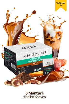 ALBERT MULLER Reformer Detoks Hindiba Kahve | Reishi Ve 4 Mantarlı | Kilo Kon...