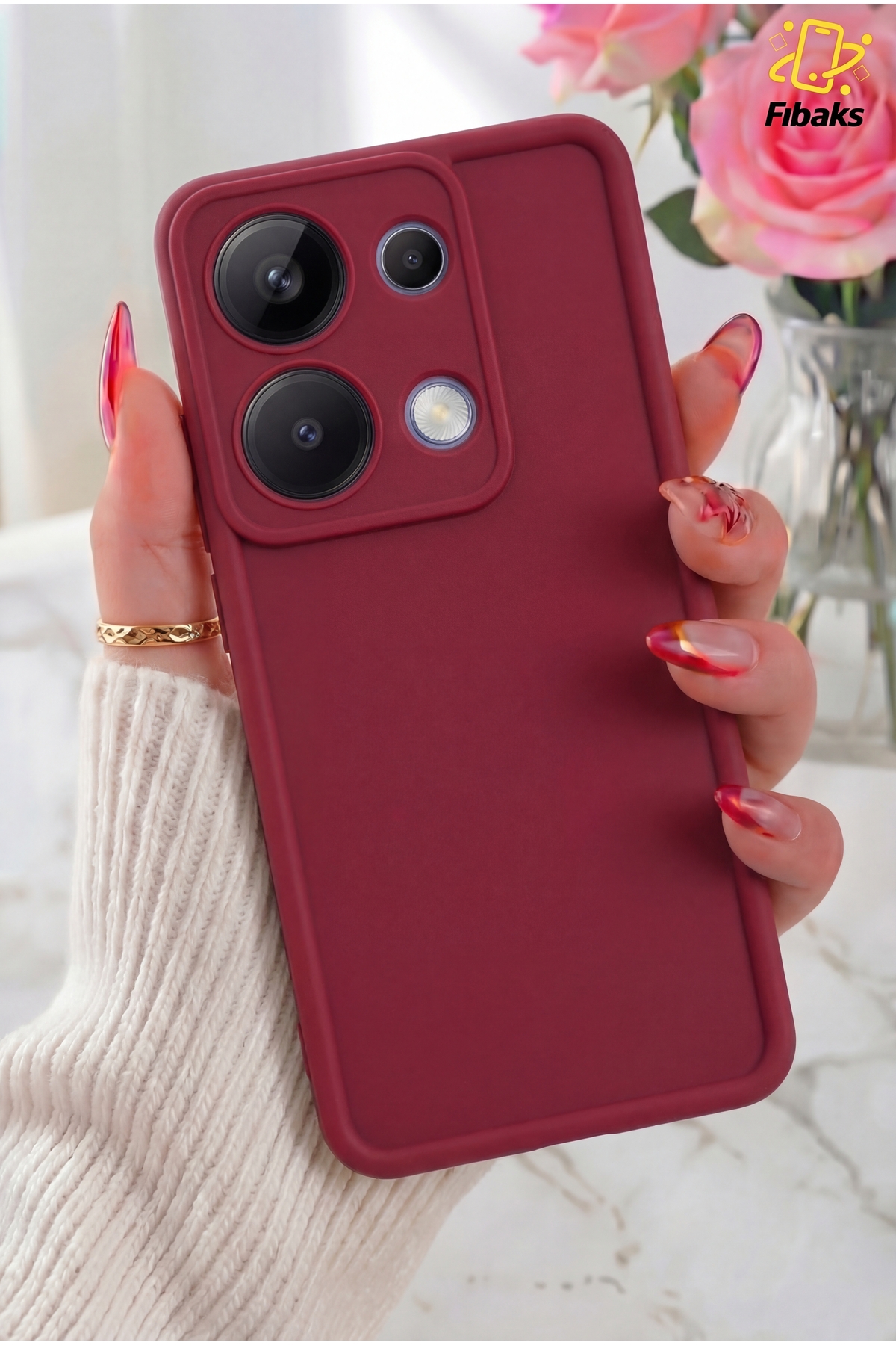 Redmi Note 13 Pro 4G Case Camera Shielded Soft Texture Colorful Silicone Cover