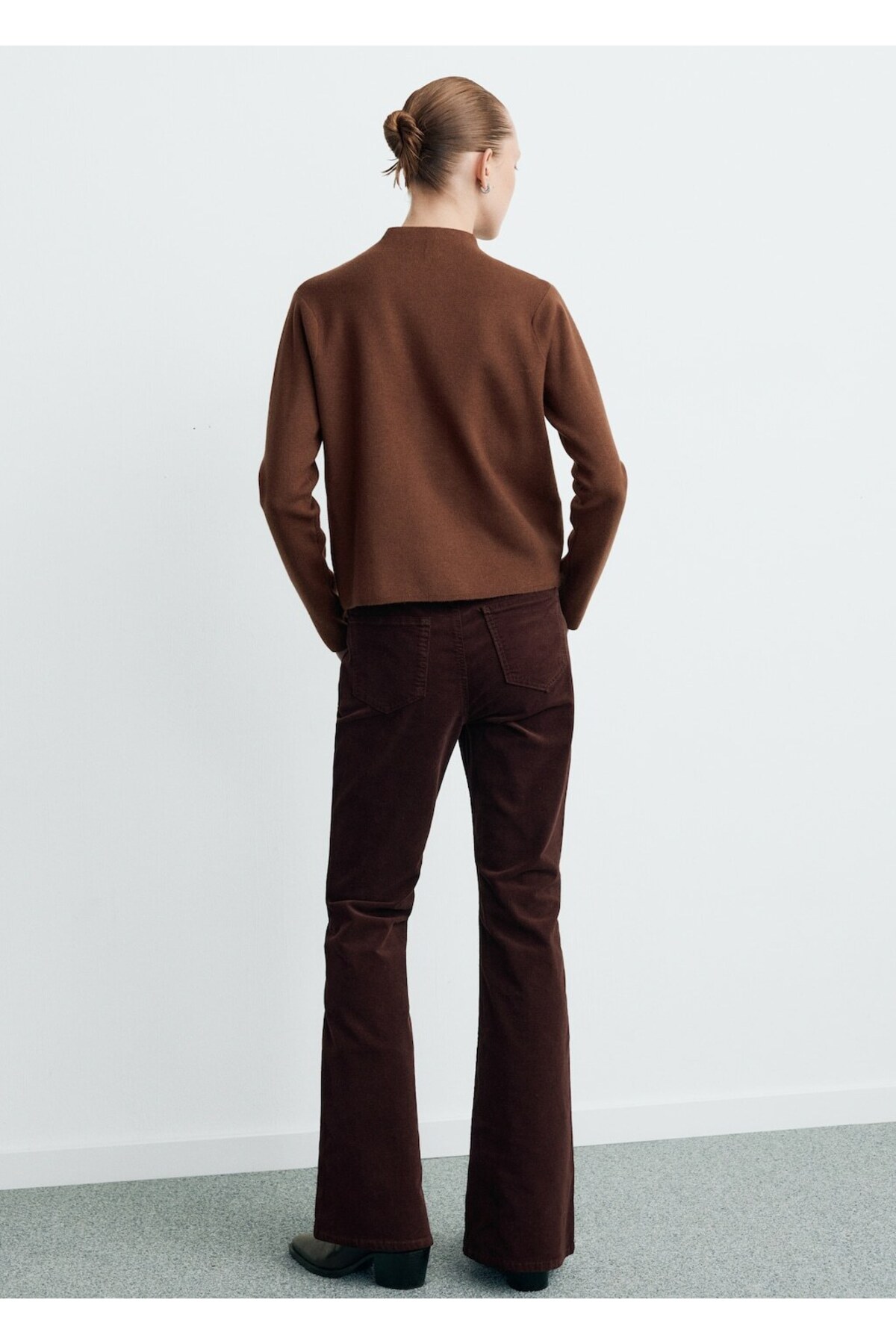 MANGO  Perkins yaka triko kazak - Görsel 4