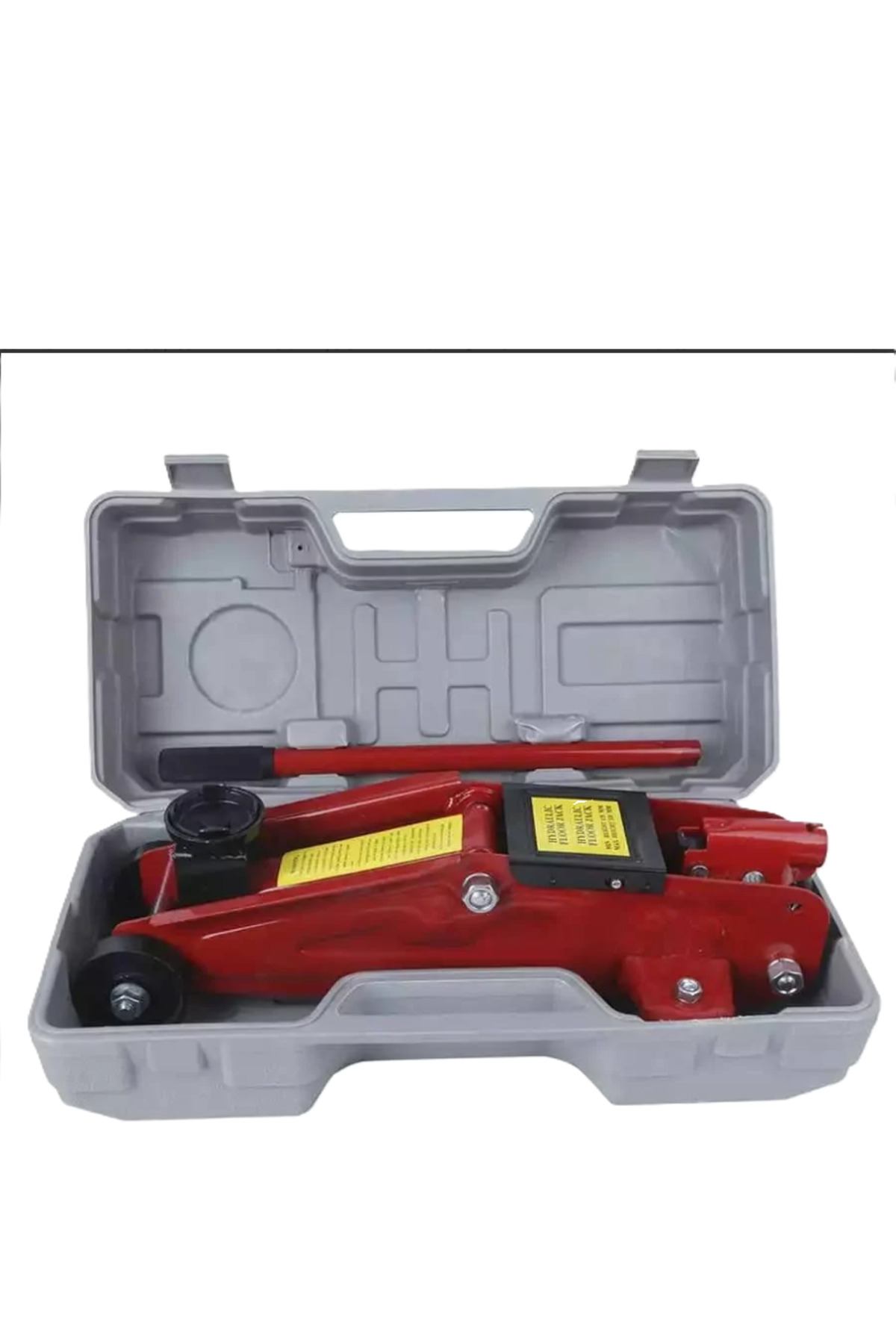 رافعة سيارة هيدروليك أرضية سعة ٣ طن مع حقيبة حمل – جاك سيارات قوي وآمن للورش والسفر والطوارئ