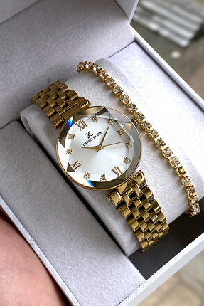 Daniel Klein %100 Orijinal Kadın Kol Saati Altın Rengi Paslanmaz Çelik Jubile...