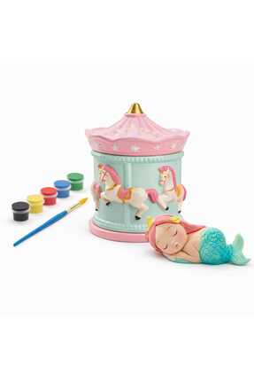 ABCPANO Boyanabilir Atlı Karınca Biblo | Dekoratif Obje | Boya ve Fırçalı Hob...