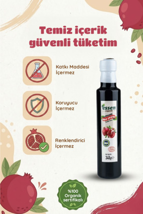 Essen Organik Organik Nar Ekşisi 250 Cc