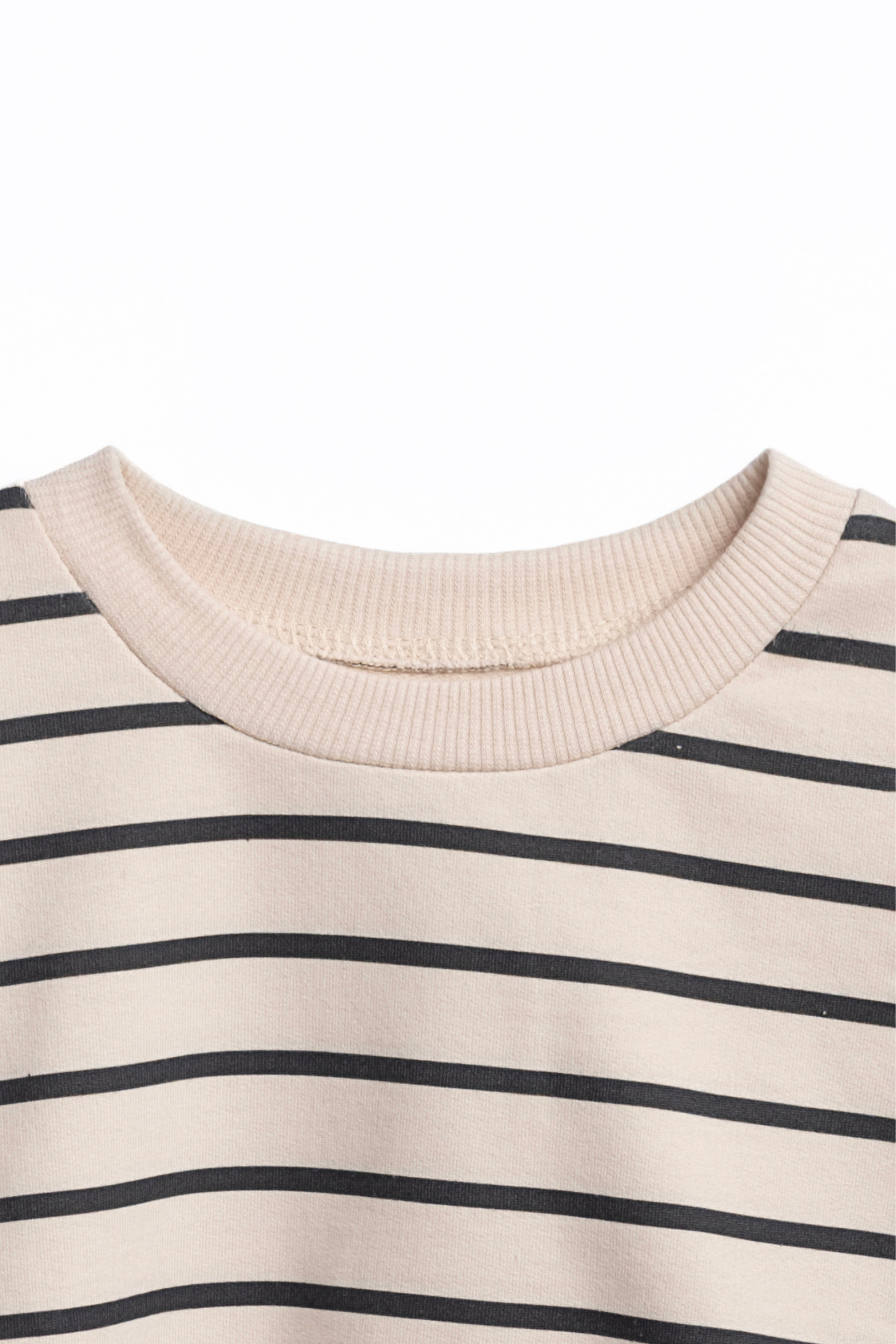 Vauva Çocuk Takım Kız Erkek Bebek Çocuk Uzun Kollu Çizgili Mevsimlik Takım fotoğrafı 3 (önizleme)