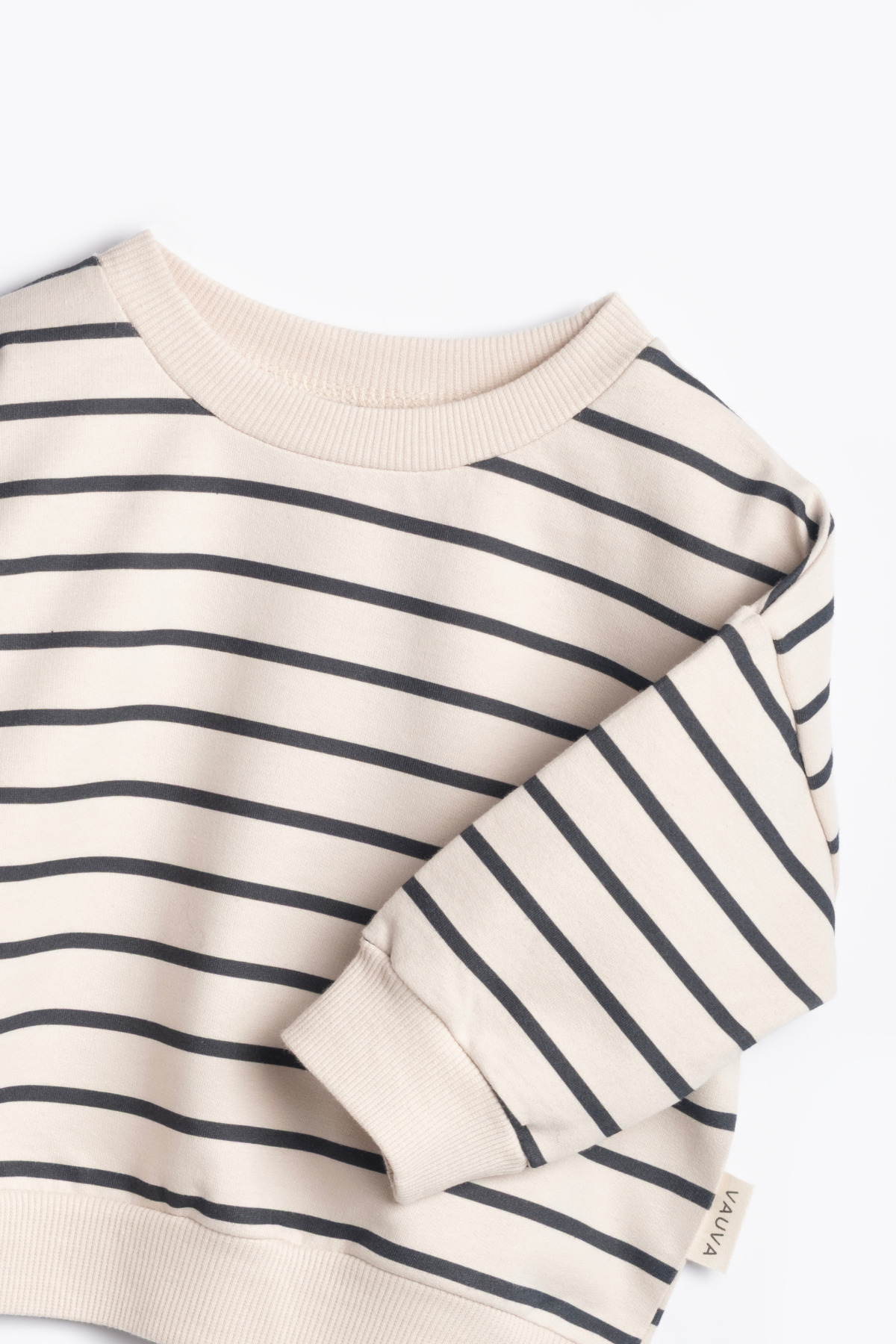 Vauva Çocuk Takım Kız Erkek Bebek Çocuk Uzun Kollu Çizgili Mevsimlik Takım fotoğrafı 2 (önizleme)