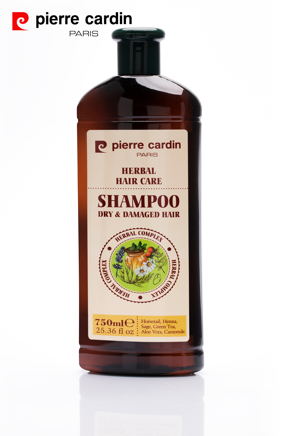 پیر کاردین شامپو گیاهی مخصوص موهای خشک و آسیب دیده 750 میلی لیتر (شامپو گیاهی مخصوص موهای خشک و آسیب دیده)