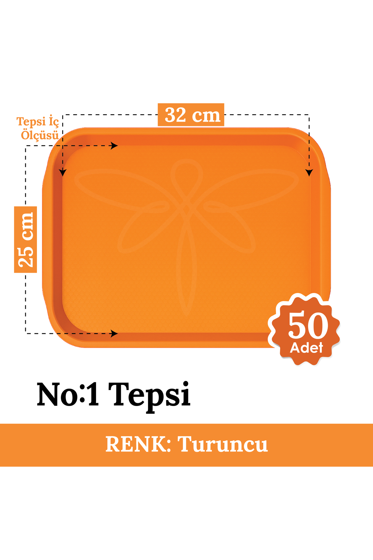 No1 Fast Food Tray - Serving Tray - Serving Tray 27*36