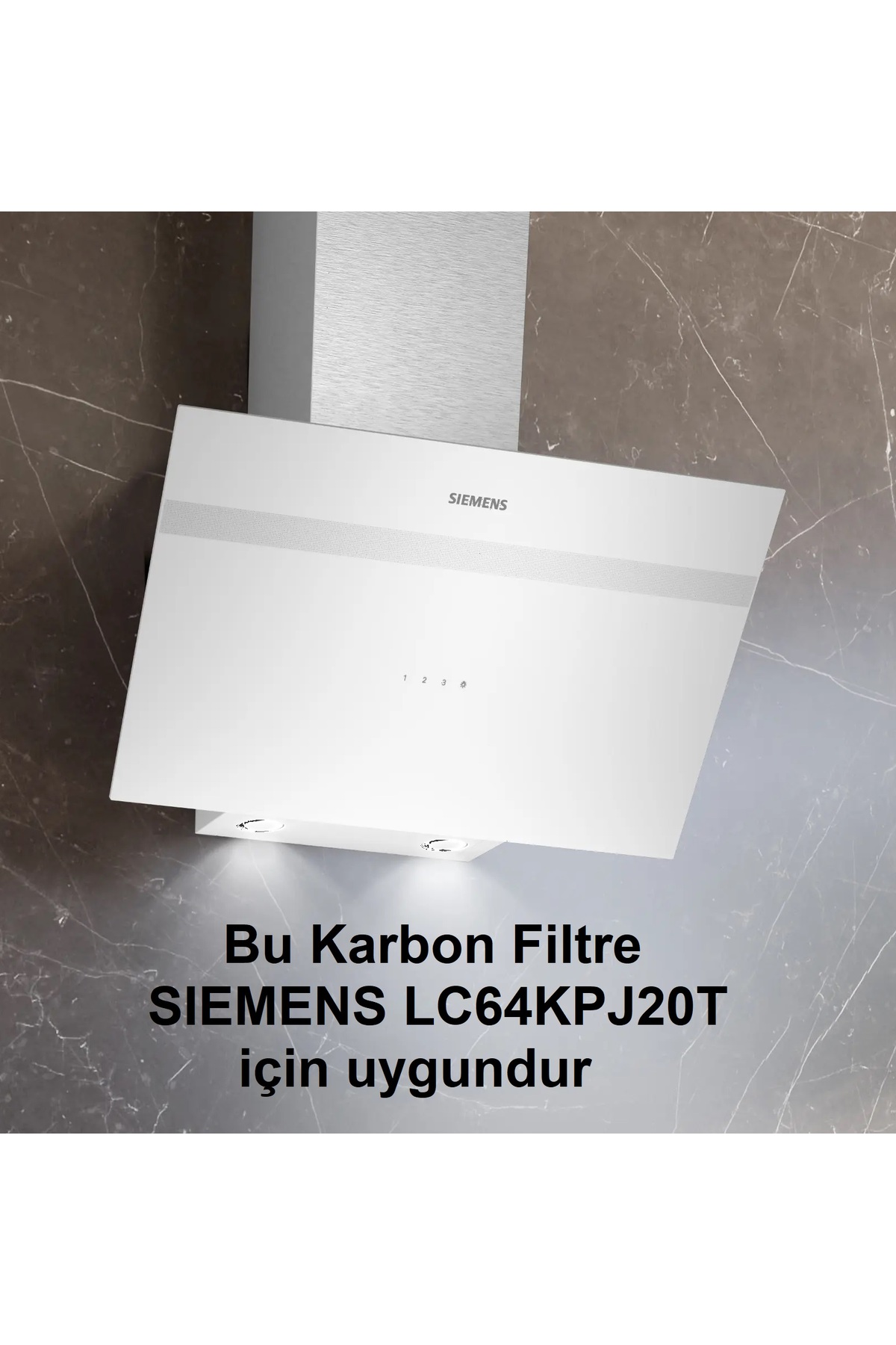 Bosch LC64KPJ20T Davlumbaz Karbon Filtre LZ16HKQ12 2li 1Takım
