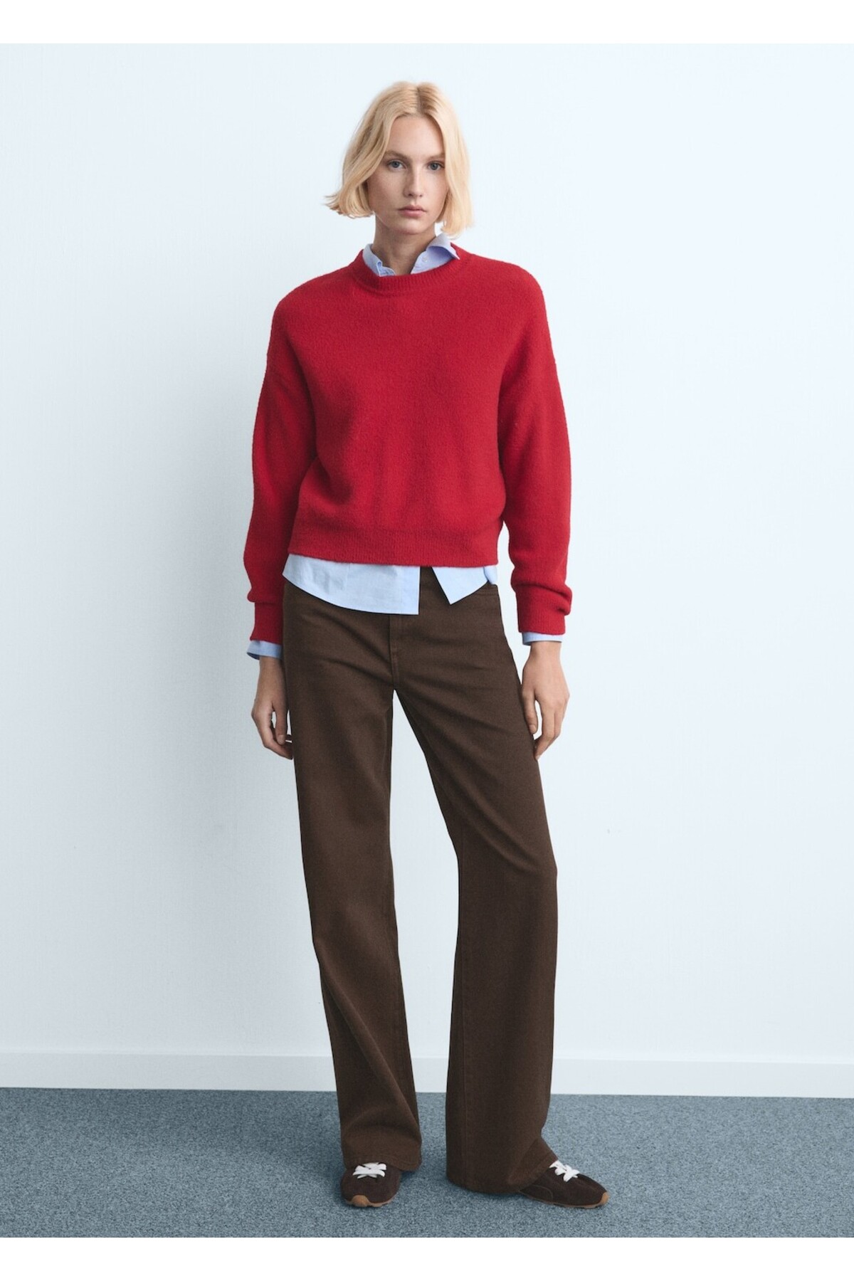 MANGO  Danila wide leg yüksek belli jean - Görsel 2