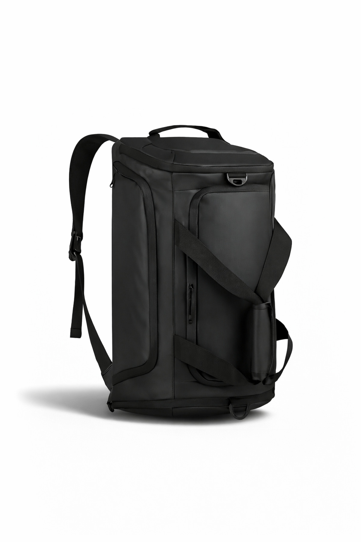 D'VERS  Siyah Ayakkabı Bölmeli Elde Omuzda ve Sırtda Taşınabilir 5 Bölmeli Spor Seyahat Sırt Çantası