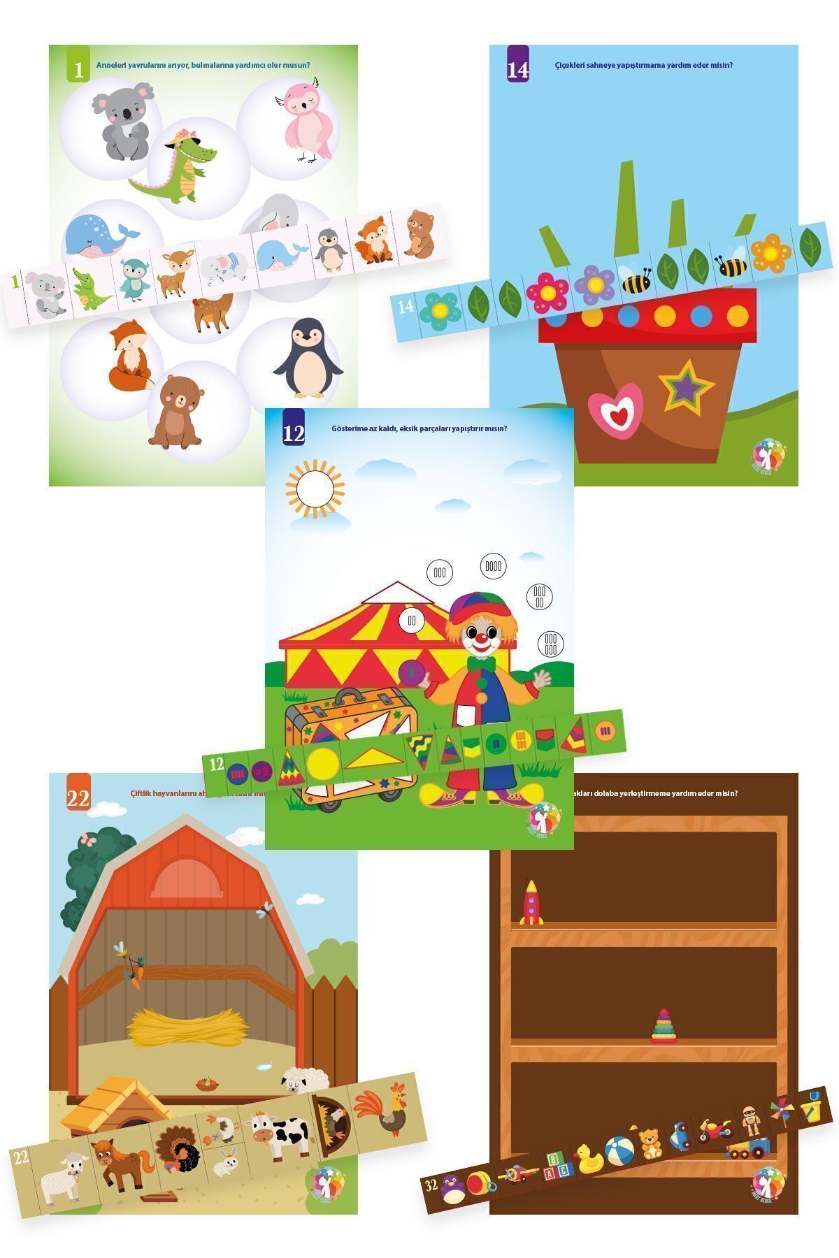 MERT BEBEK KES-YAPIŞTIR-TAMAMLA EĞİTİCİ AKTİVİTE SETİ, OKUL ÖNCESİ MAKASLI ETKİNLİK SETİ fotoğrafı 7 (önizleme)