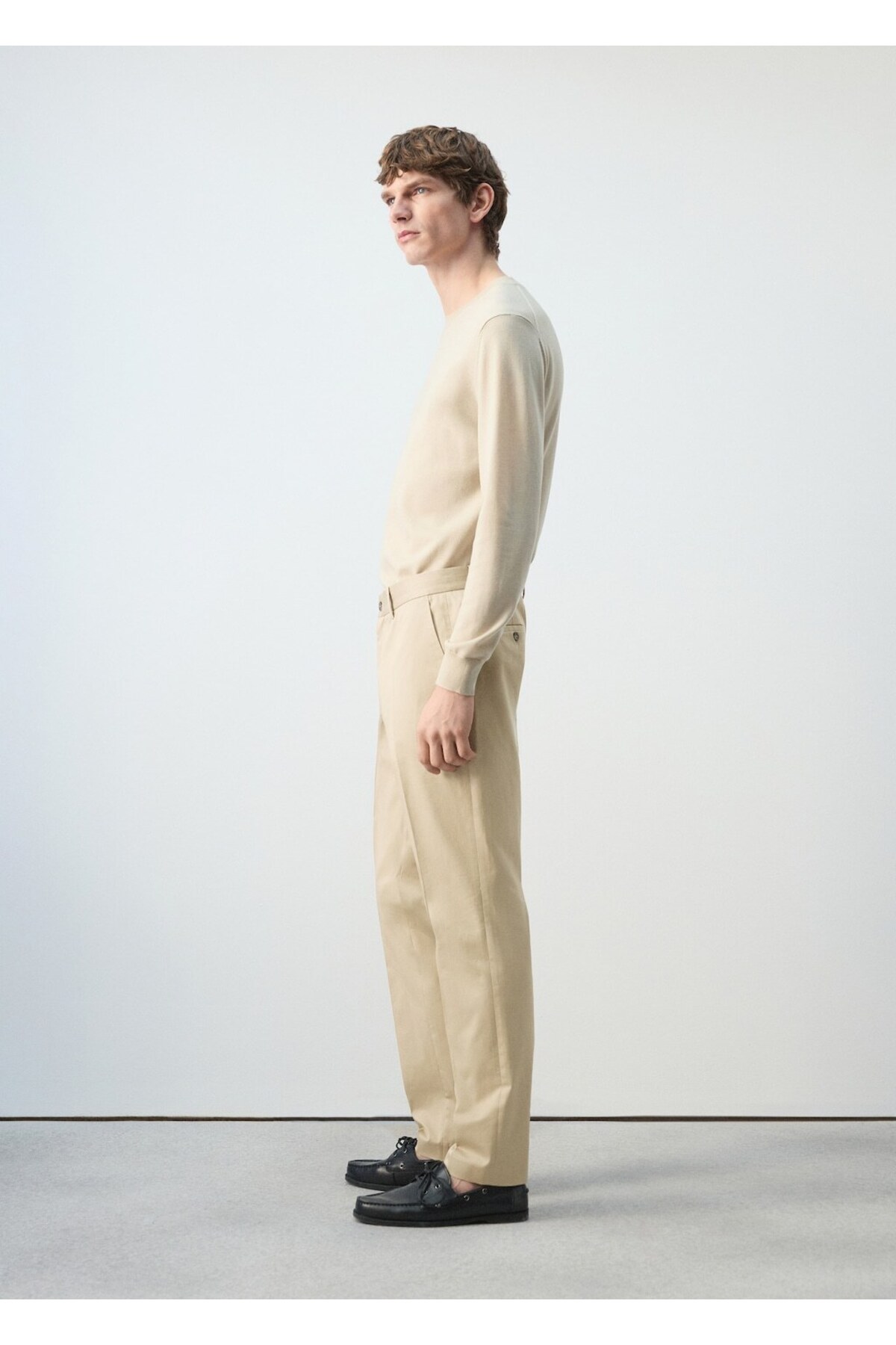 شلوار مردانه راسته فاق نرمال | مانگو MANGO Man 27004418 - تصویر 7