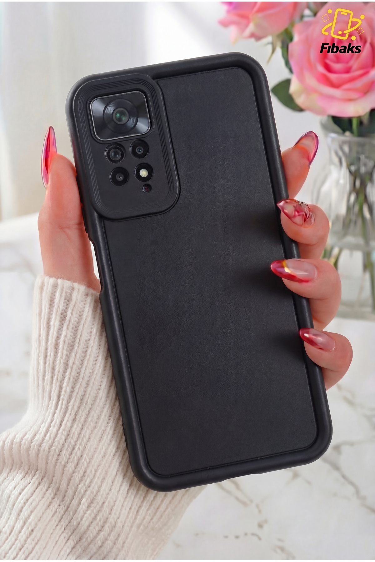 Redmi Note 11 Pro/12 Pro 4G Case Soft Texture Shock Absorbing Silicone Cover with Camera Protection