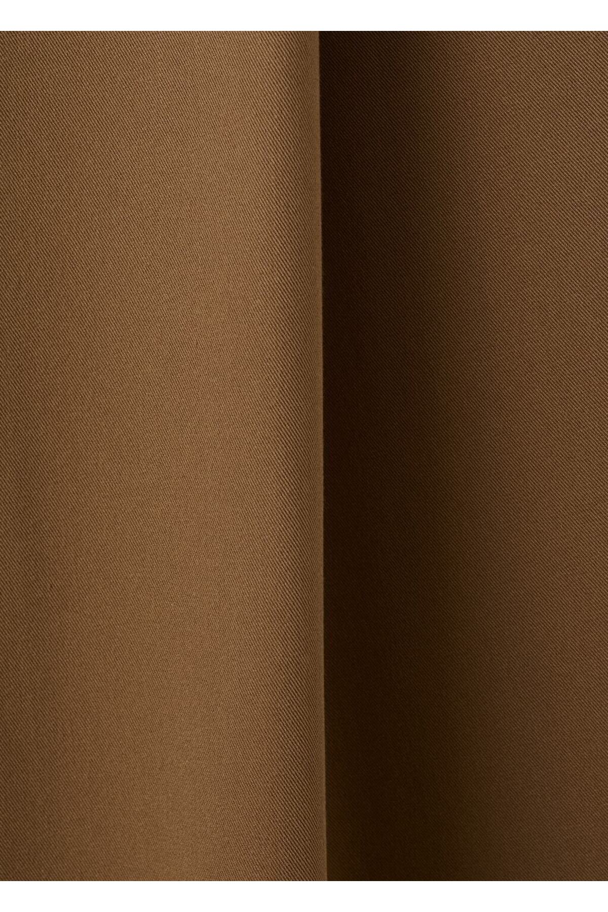 MANGO  Pileli wide leg pantolon - Görsel 5