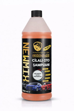 Newmix Gold Serisi Cilalı Oto Araba Şampuanı 1000 ml