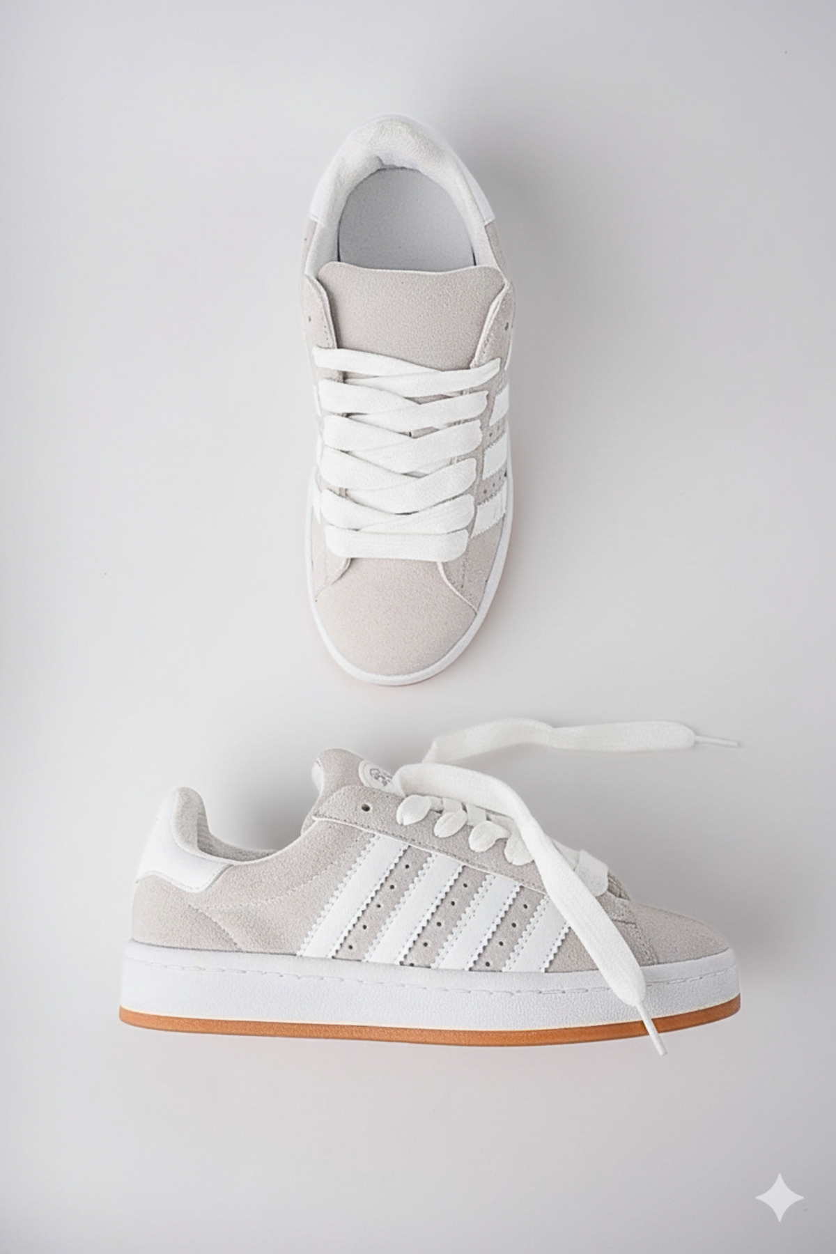 MY GROSS SHOES  Kadın Gri Taş Dikişli Taban Rahat Garantili Sneaker Spor Ayakkabı - Görsel 8