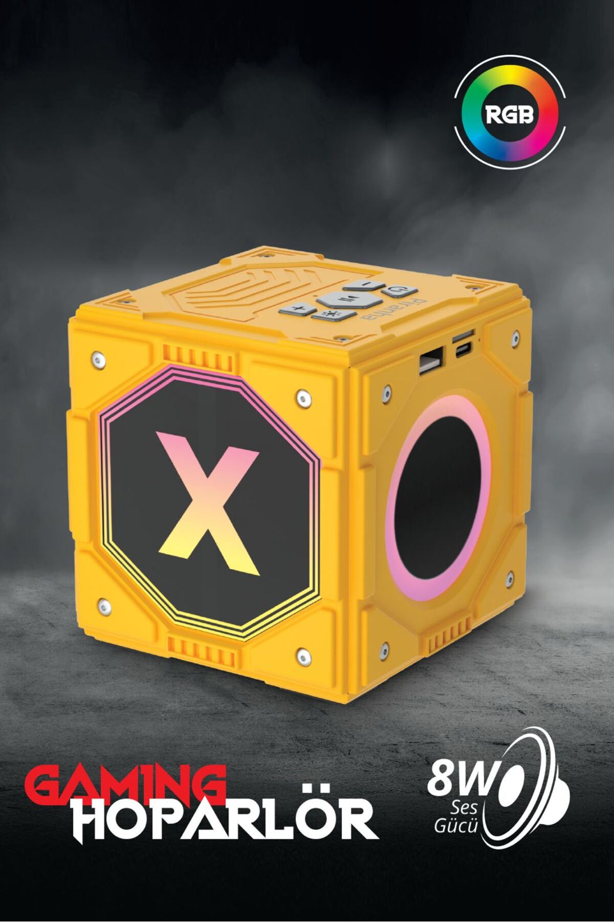 Piranha 7848S Kablosuz TWS RGB Bluetooth Hoparlör | 8W Ses Gücü