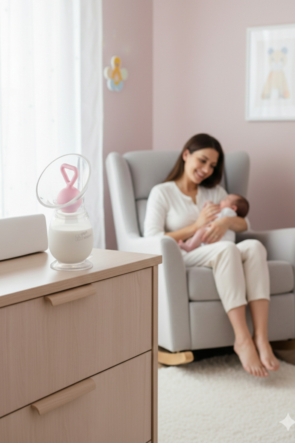 Bebebao MP1 Silikon Manuel Göğüs Pompası 100 ML fotoğrafı 7 (önizleme)