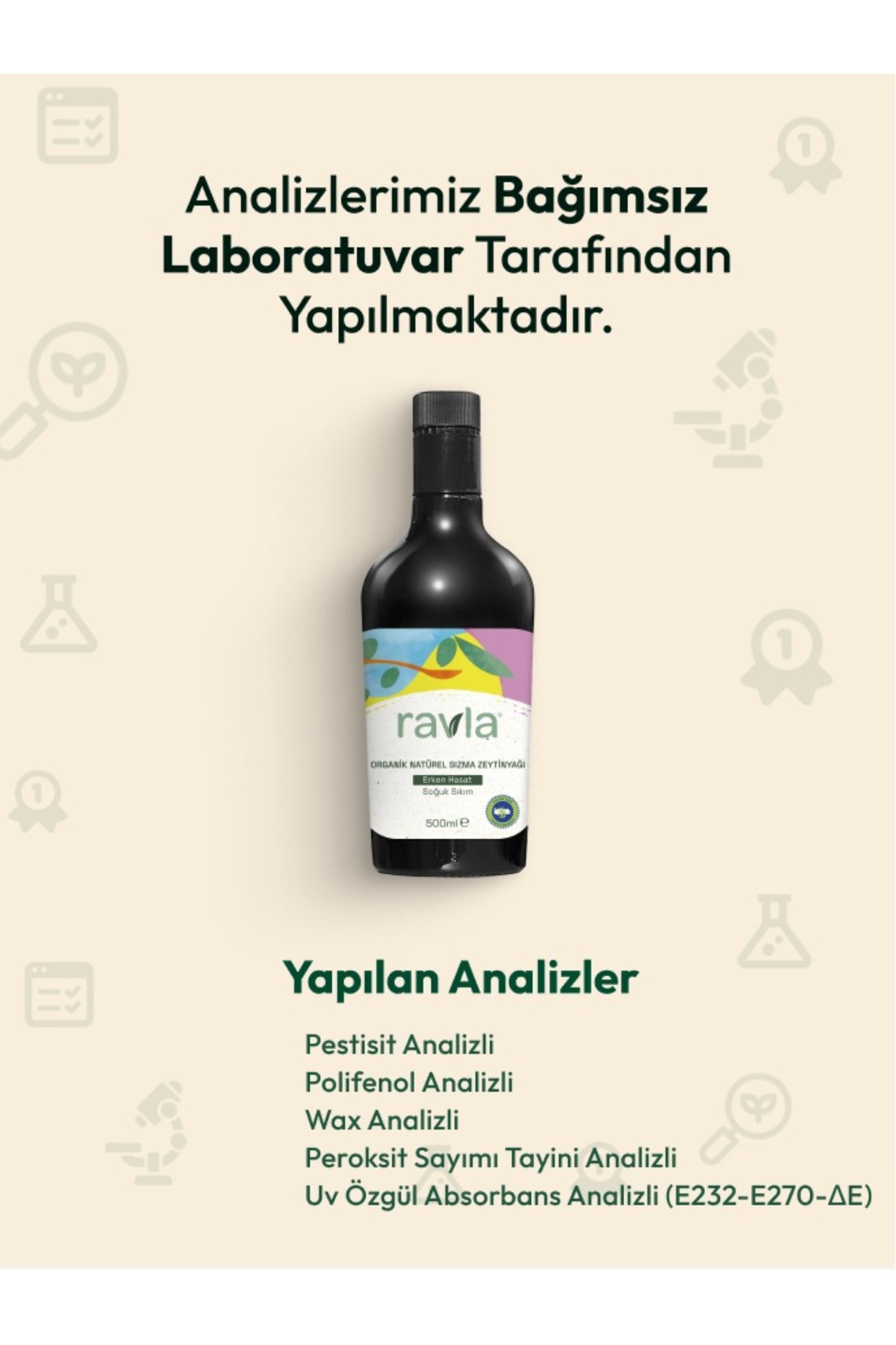 Ravla Kids Organik Erken Hasat Zeytinyağı – İçimlik 500 ml fotoğrafı 4 (önizleme)