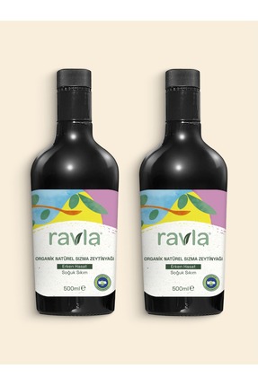 Ravla 2'li Ürün - Kids Meyvemsi Organik Erken Hasat Zeytinyağı – İçimlik 500 ml