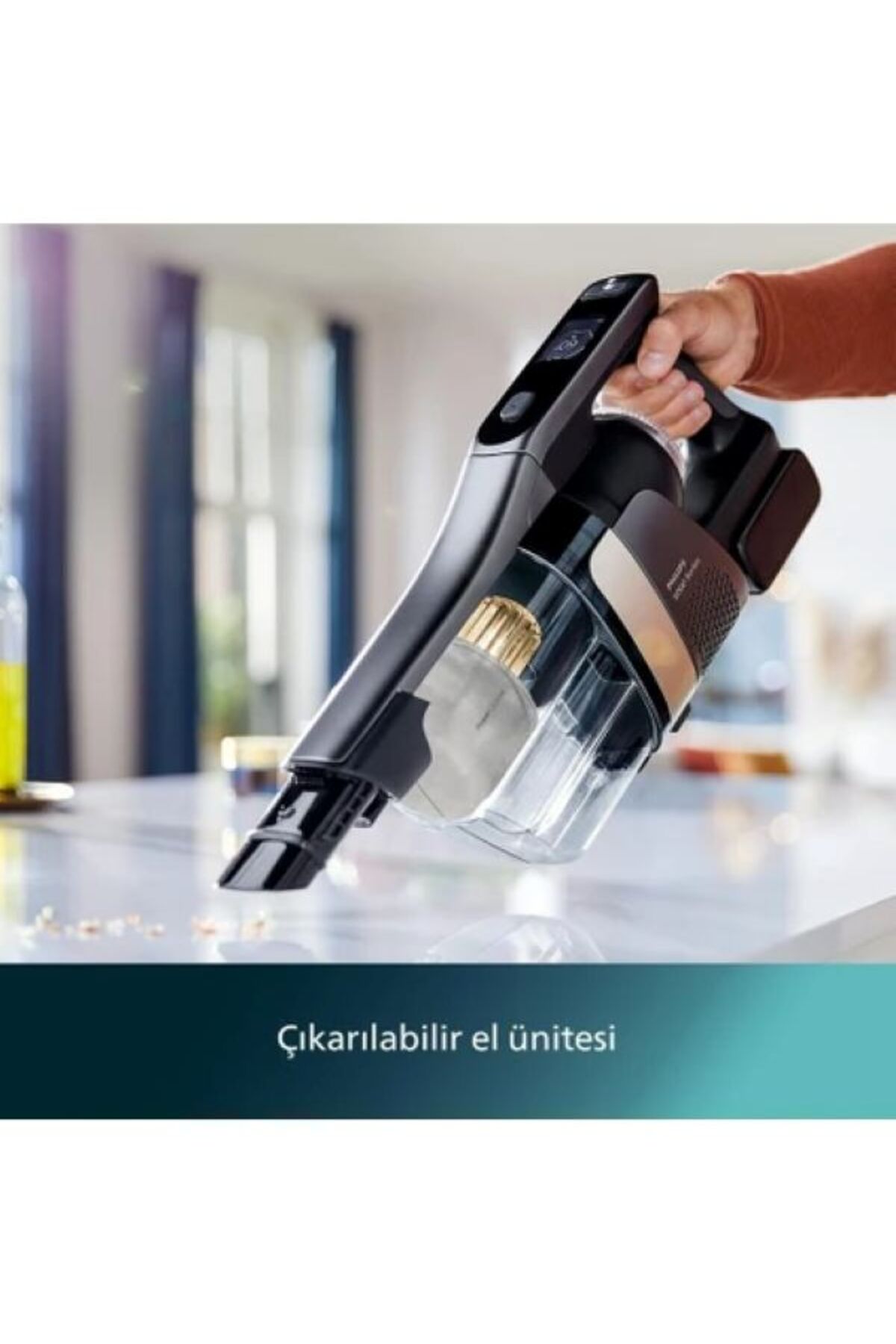 Philips 9000 Serisi Aqua Trio Islak&kuru Istasyonlu Şarjlı Dikey Süpürge - Kendini Temizleme - 180m2