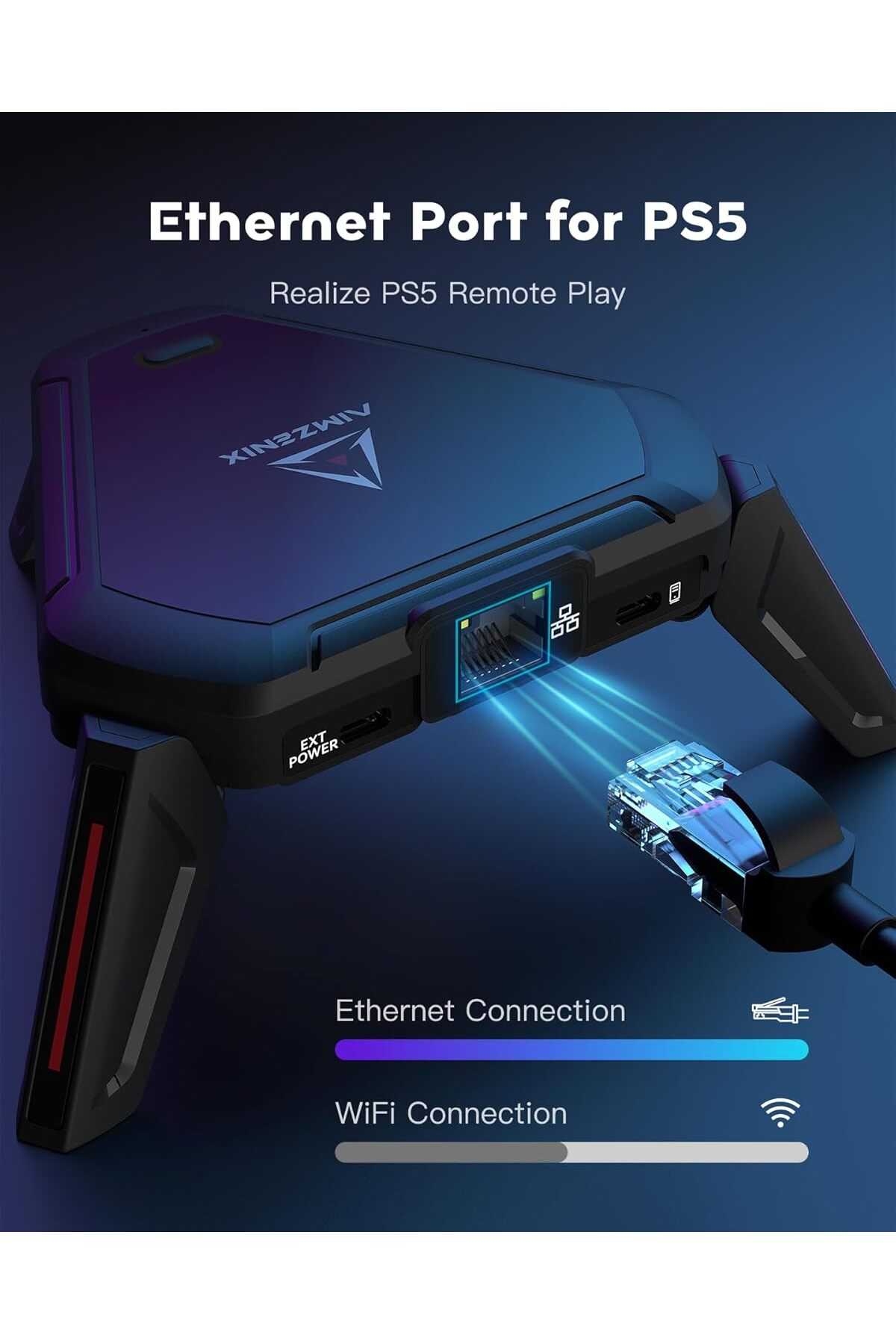 AimZenix Monster AX600 PS5 Klavye Fare Konsol Dönüştürücüsü PS4