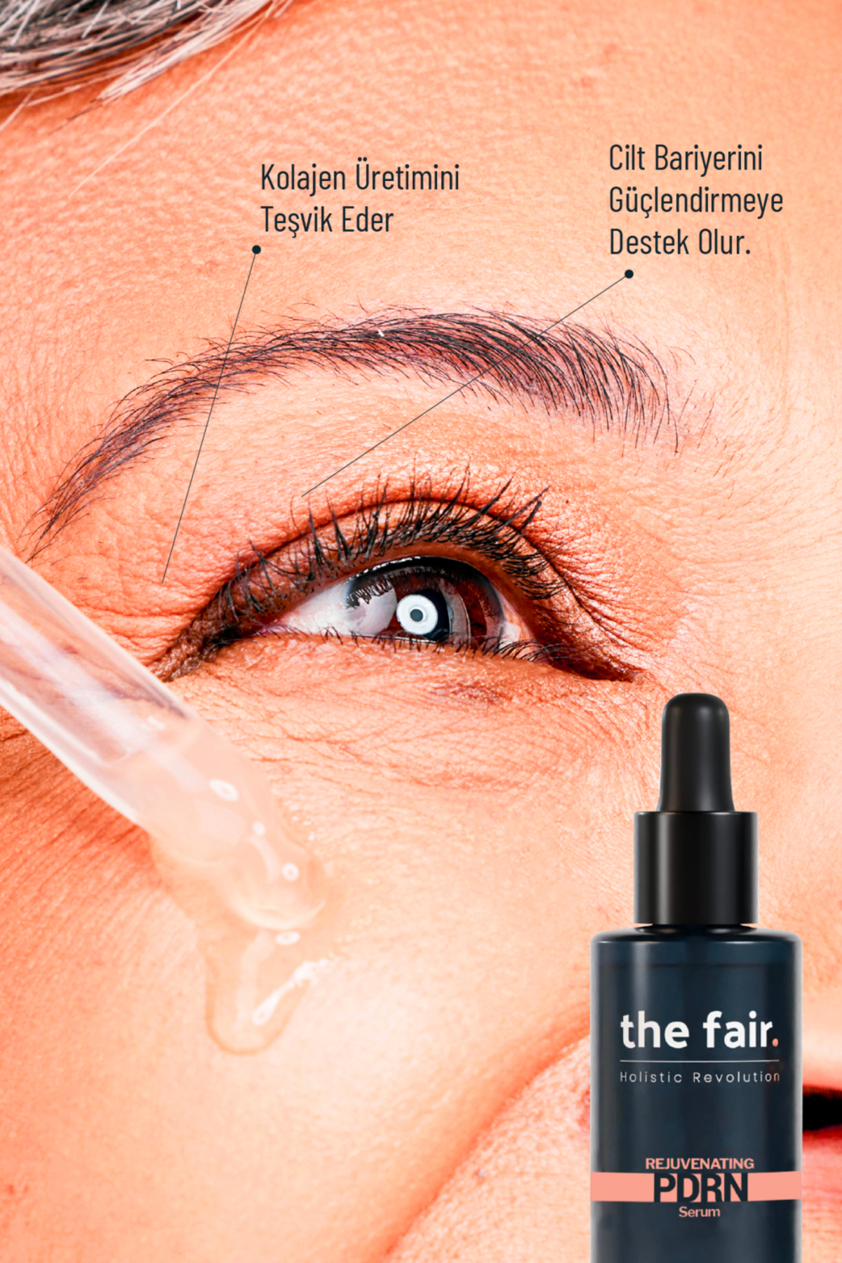 Rejuvenating PDRN (Somon DNA) Serum 30 ml Cilt Serumu ve Kaolin 100 ml Kil Maskesi — PDRNKAOLIN100MLSET — تصویر 4 از 8